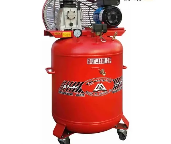 کمپرسور باد مفیدی 250 لیتری ایستاده دو سیلندر مدل CMI250-250-V