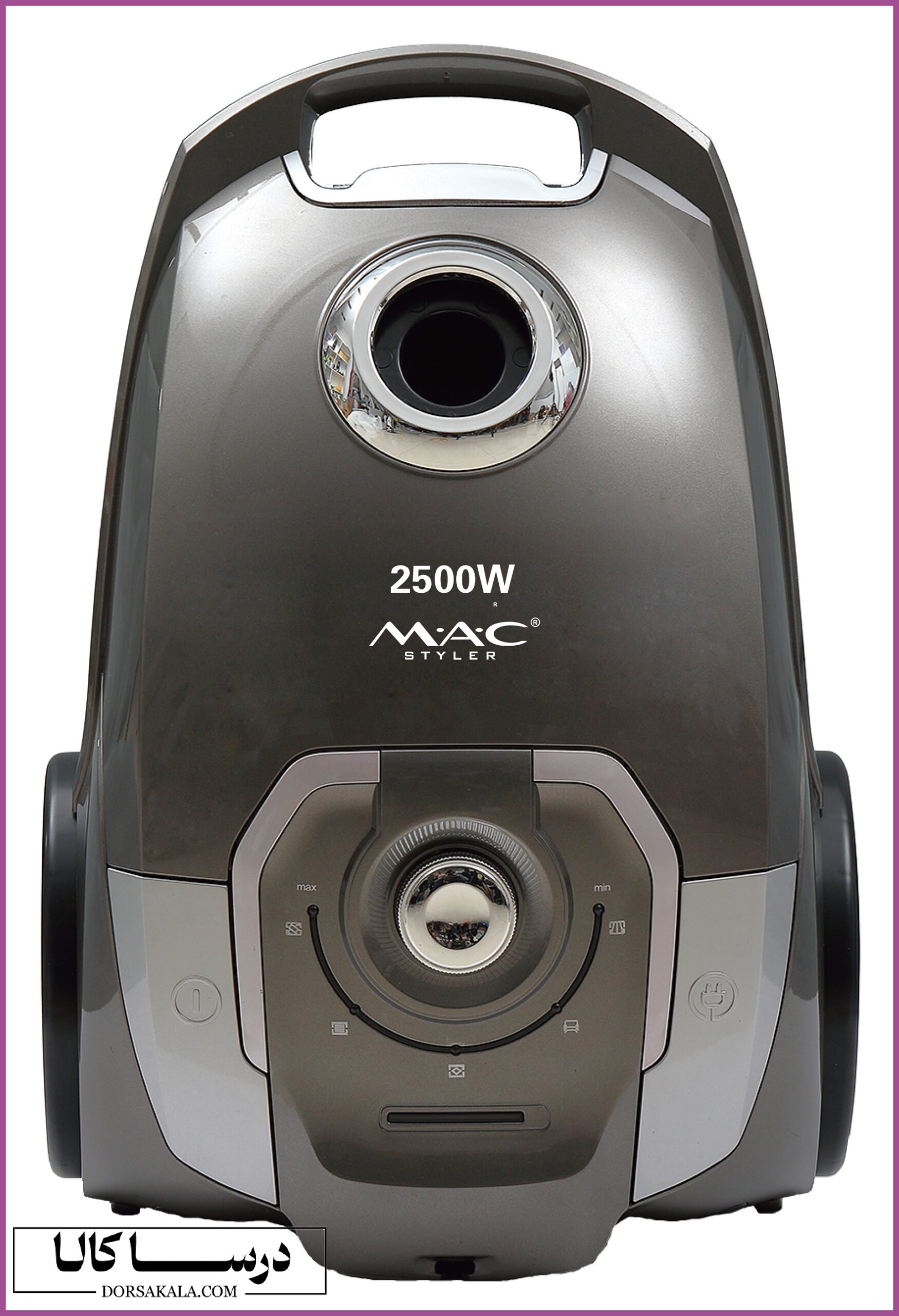 جاروبرقی مک استایلر 2500 وات سوپر سایلنت مشکی A-2180MAC