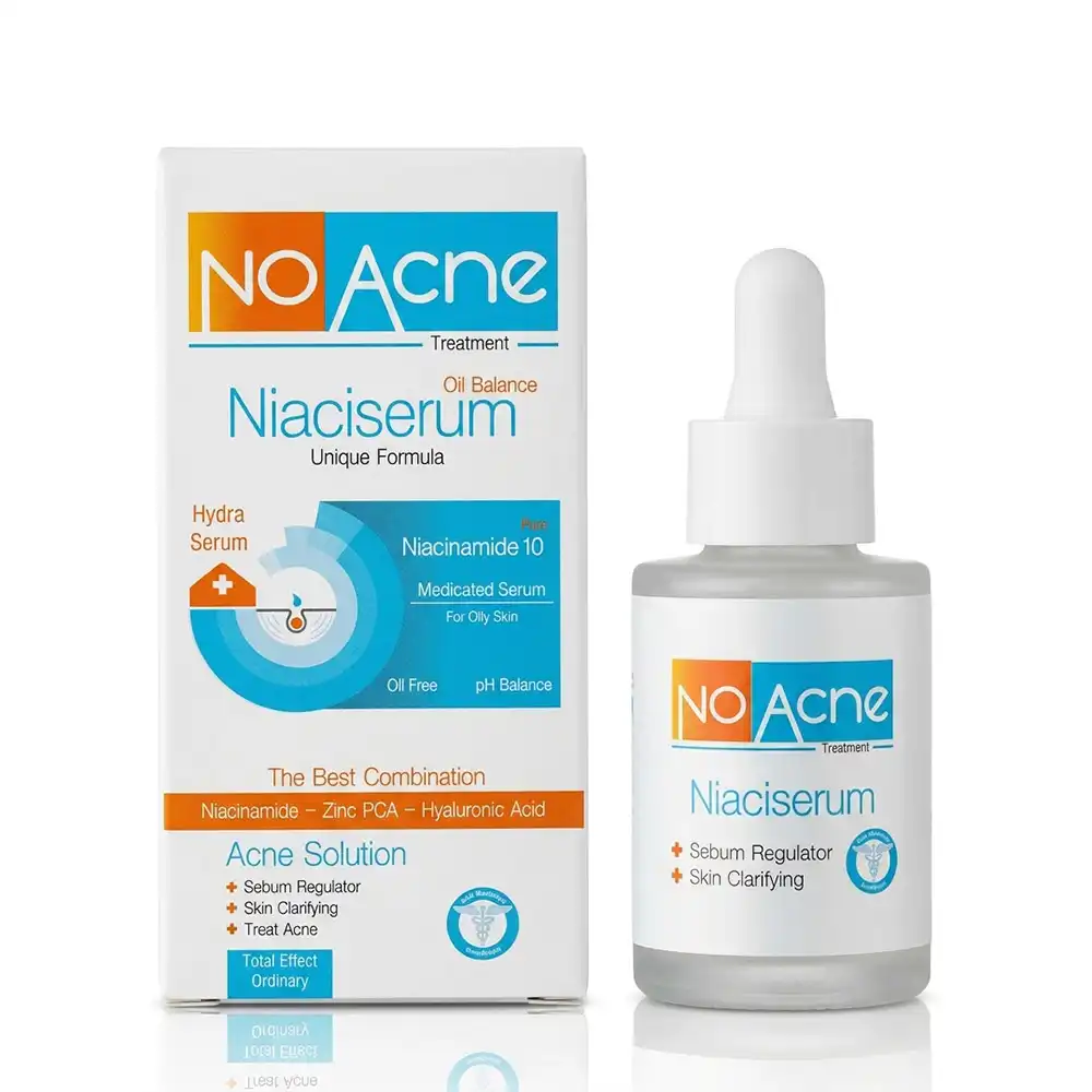 سرم نیاسینامید 10٪ و زینک پیسیای 1٪ نو آکنه (No Acne Niaciserum) حجم 30 میلیلیتر