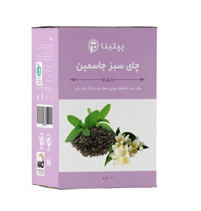 چای سبز جاسمین 100 گرمی