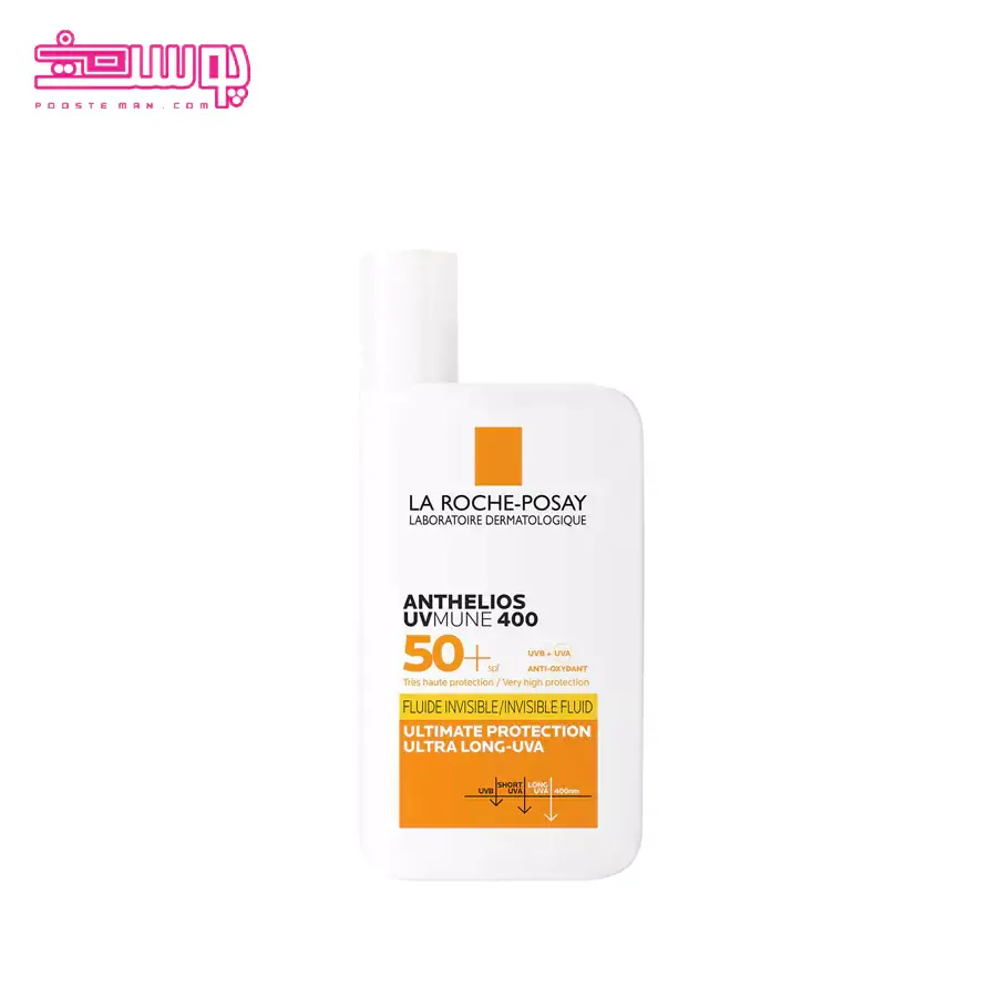 کرم ضد آفتاب بی رنگ لاروش پوزای مدل UVMune400 حجم 50ml