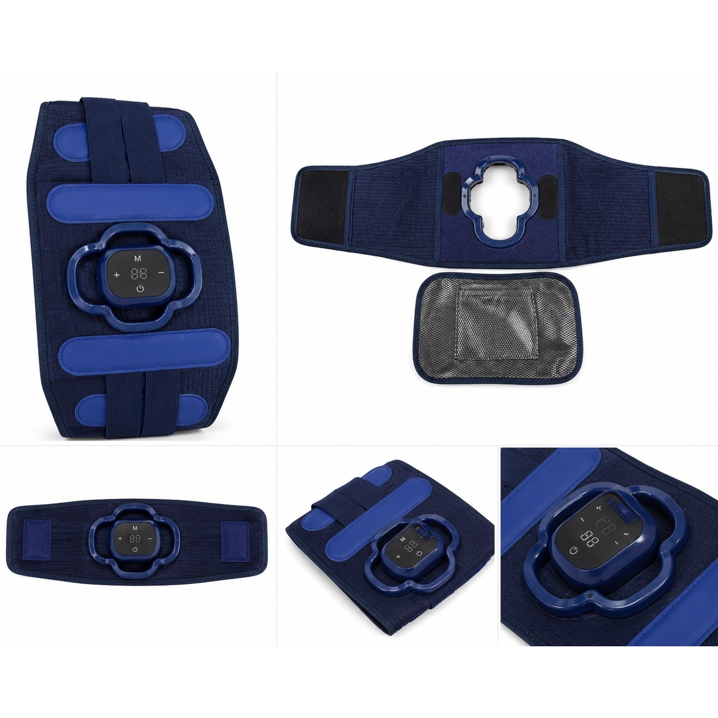 کمربند ماساژور و گرم کن چندمنظوره کمر مدل Multi Functional Waist Belt شارژی
