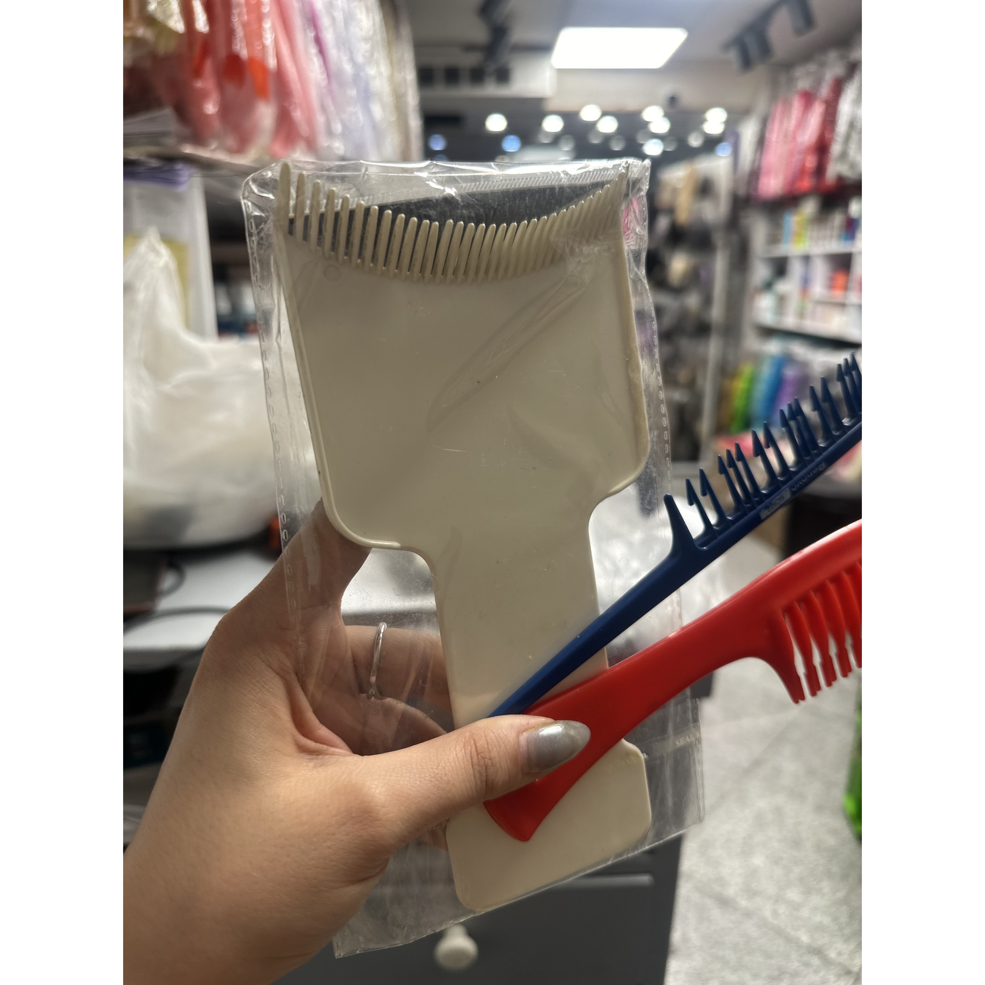 تخته مش و بالیاژ شانه دار دسته دار مدل حرفه ای