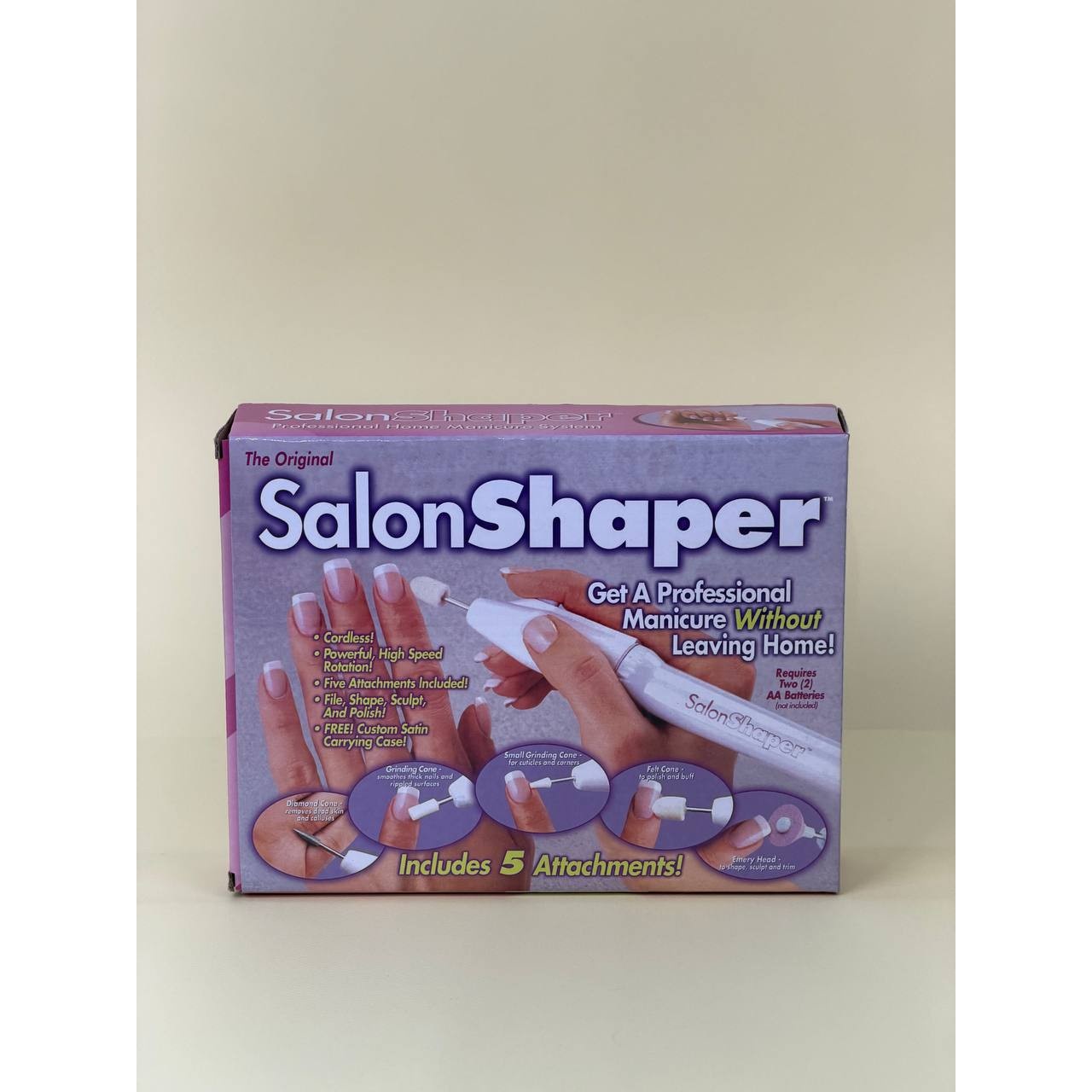 ست مانیکور و پدیکور سالن شیپر اورجینال با 5 سری کاربردی (سوهان برقی خانگی)