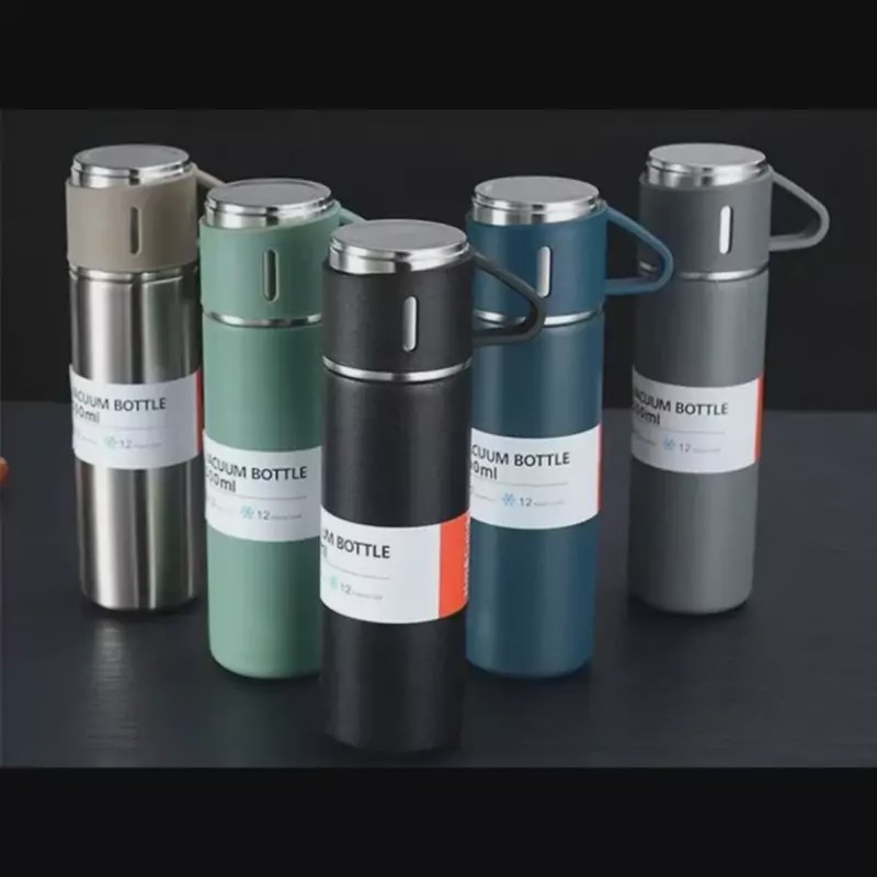 فلاسک سه لیوان اصل جعبه کادویی و مسافرتی