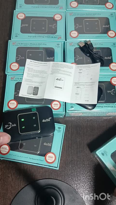 مودم جیبی قابل حمل 5G LTE Mobile WiFi با رجیستری مدل JP-Link