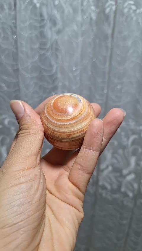 گوی مرمر باباقوری بسیار خوش طرح و رنگ سایز بزرگ کد 29885