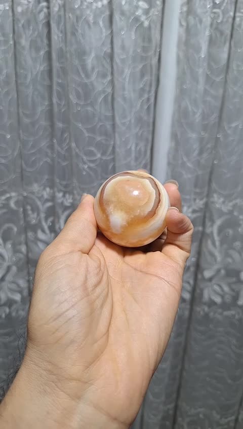 گوی مرمر باباقوری بسیار خوش طرح و رنگ سایز بزرگ کد 30065