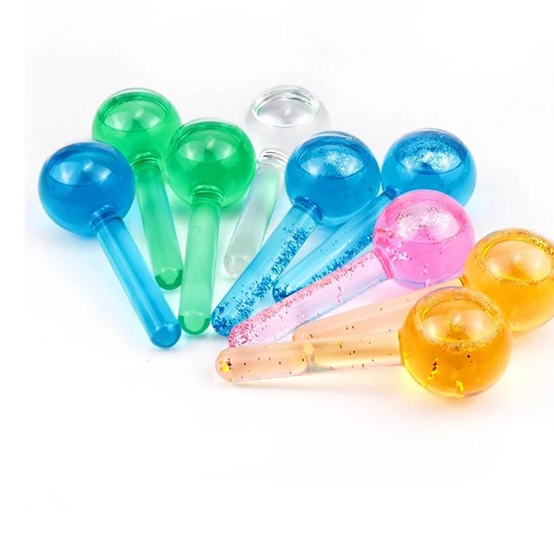 ماساژور دستی مدل آیس گلوب ( گوی یخی ) دو عددی ا ICE ROLLER / ICE GLOBES