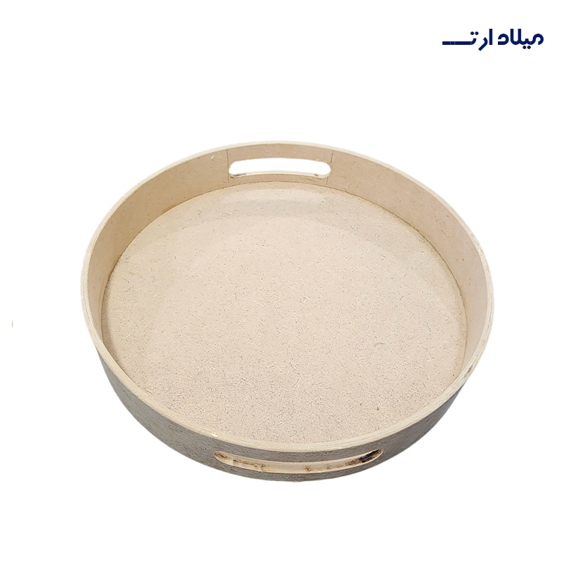 بیس MDF سینی گرد لبه بلند قطر 30 سانت