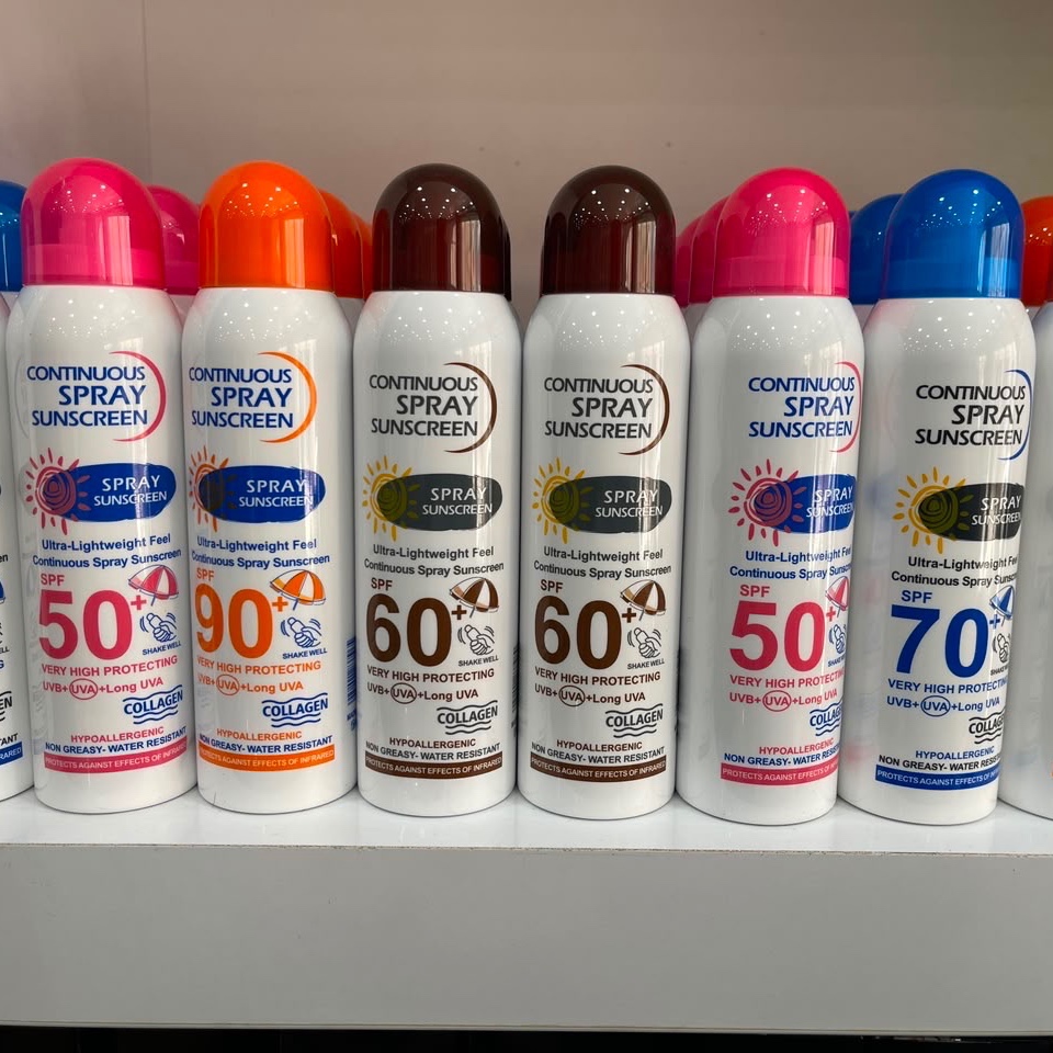 اسپری ضدافتاب Sunscreen