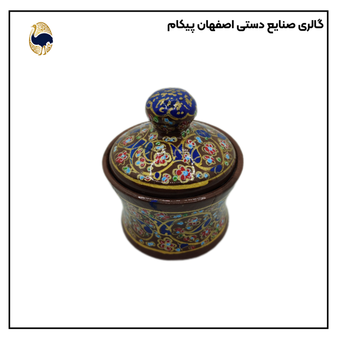 قندان چوبی تذهیب اصفهان پیکام کد G10048