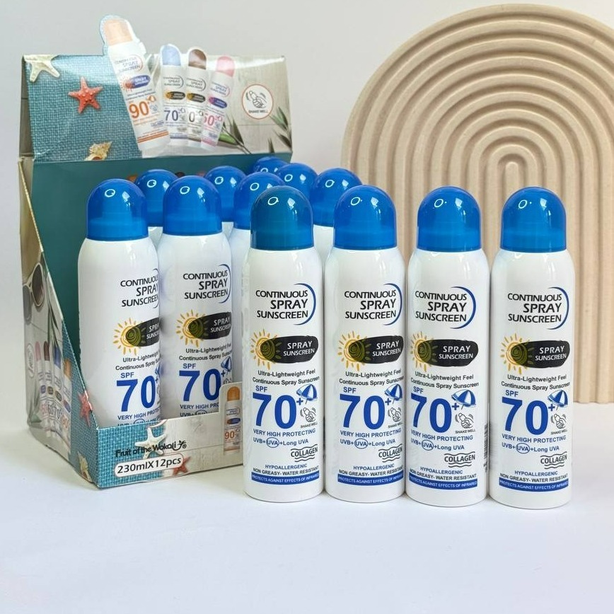 اسپری ضدآفتاب سفیدکننده SPF70 وکالی WOKALI اورجینال