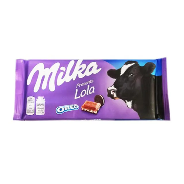 شکلات شیری با مغز بیسکویت اورئو میلکا - 100 گرم