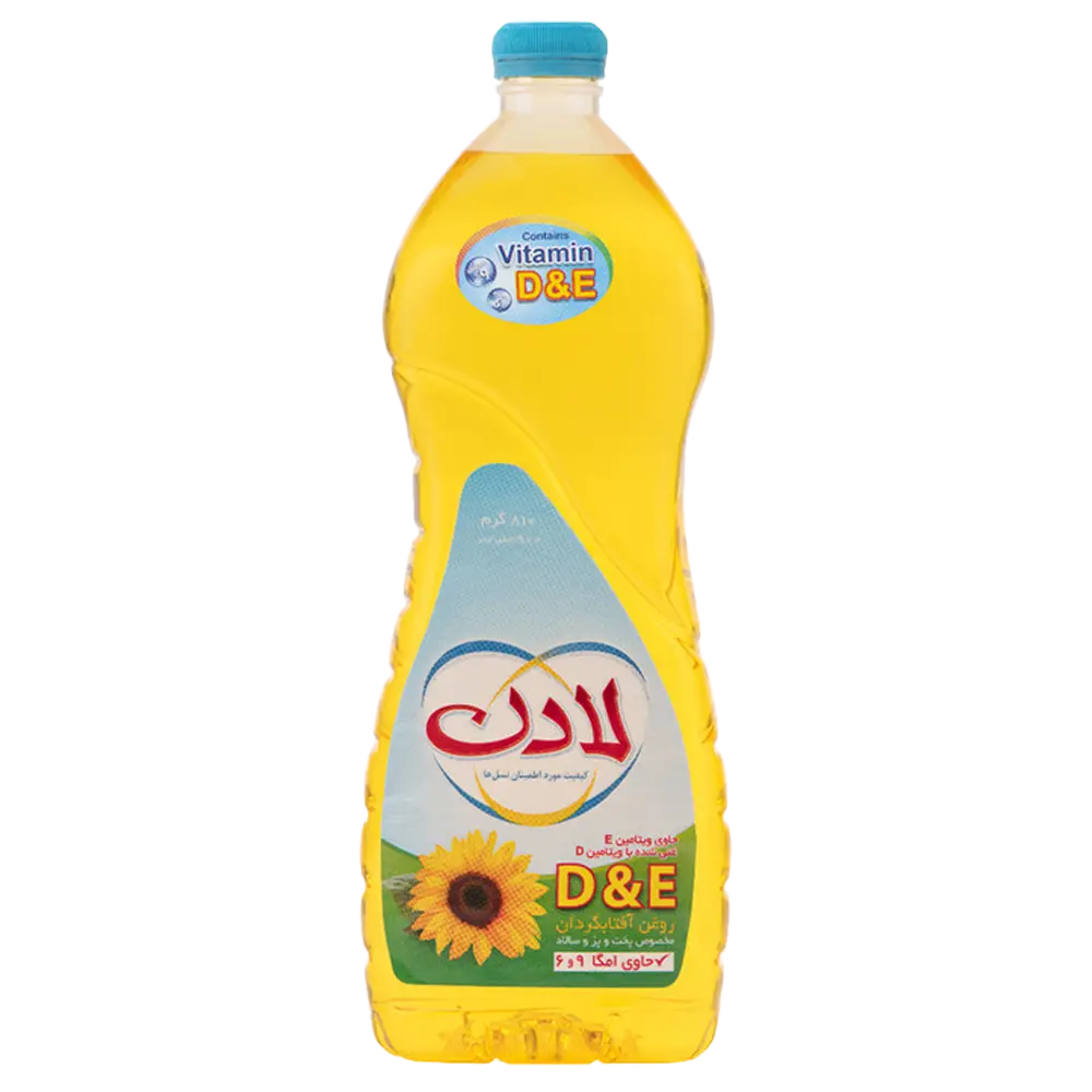 روغن مایع آفتابگردان لادن - 900 میلی لیتر