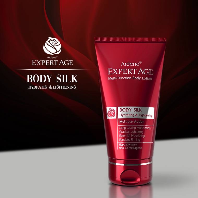 لوسیون مرطوب کننده و روشن کننده بدن آردن اکسپرتیج مدل Body Silk حجم 150 میلی لیتر