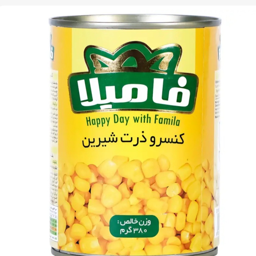 کنسرو ذرت فامیلا 