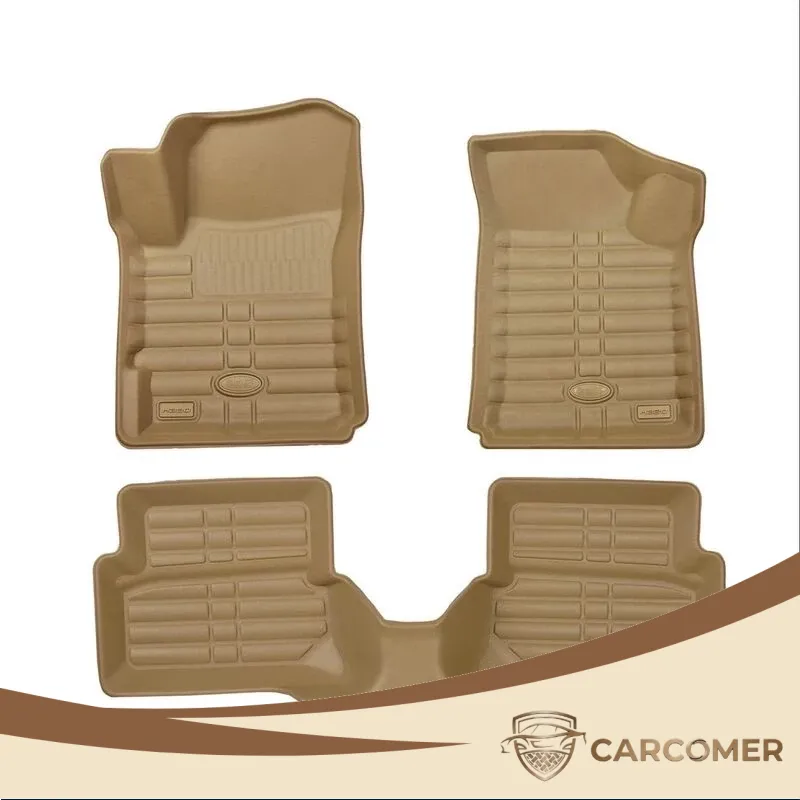 کفپوش سه بعدی چرمی برلیانس H330 بابل کارپت (اصلی) کرم
