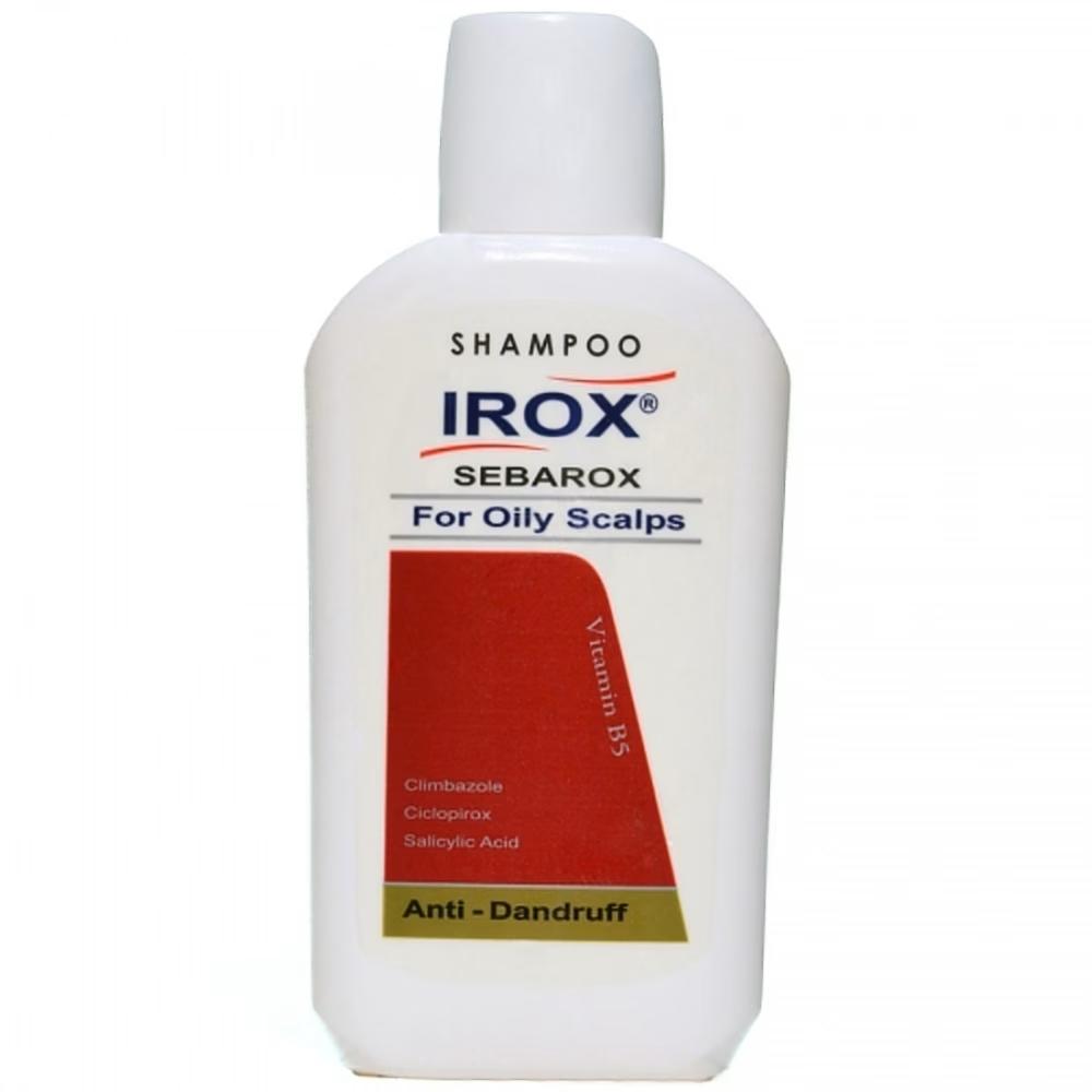 شامپو ضد شوره ایروکس سری Sebarox مدل Oily Scalps حجم 200 میلی لیتر