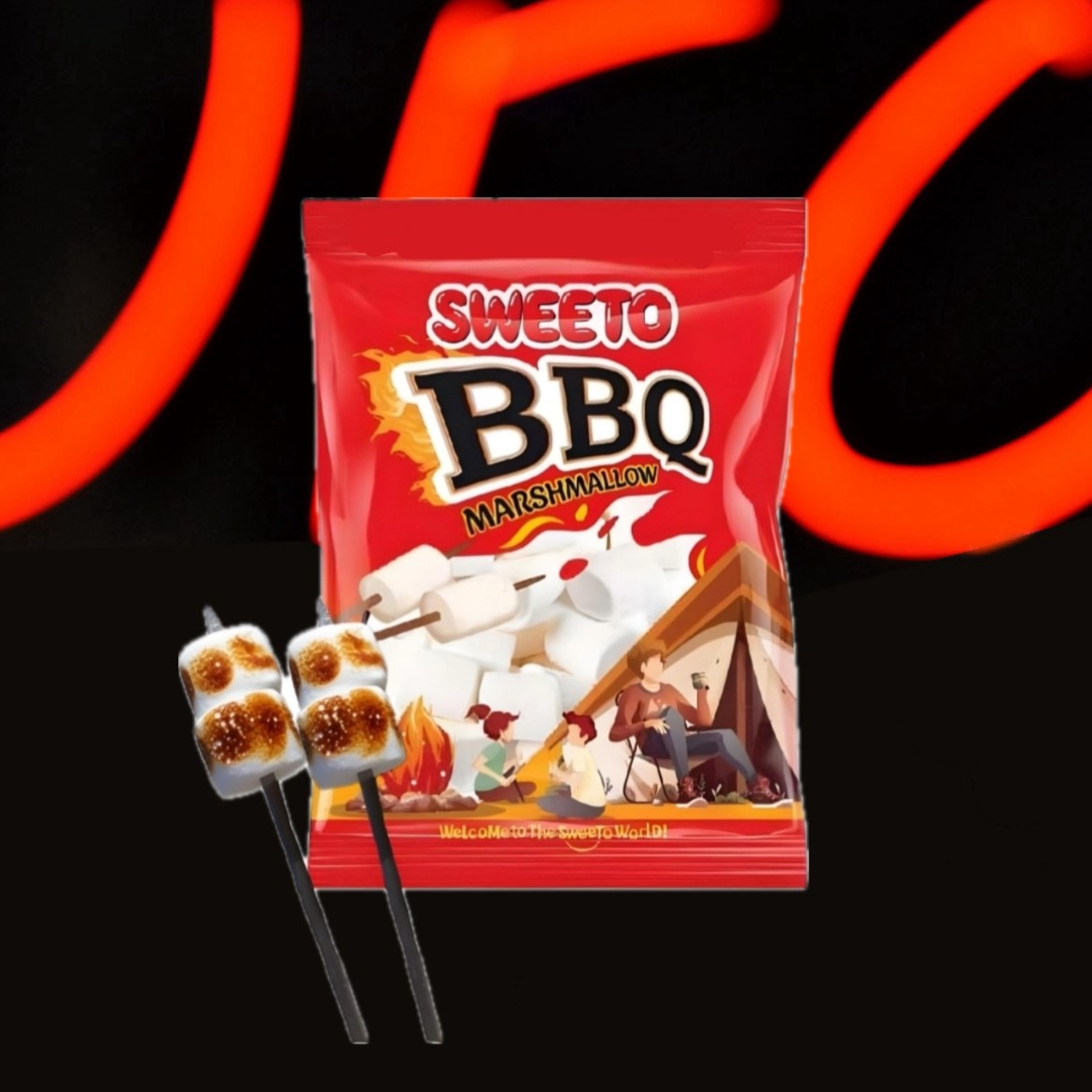 مارشمالو کبابی سوییتو( Sweeto BBQ marshmallow )