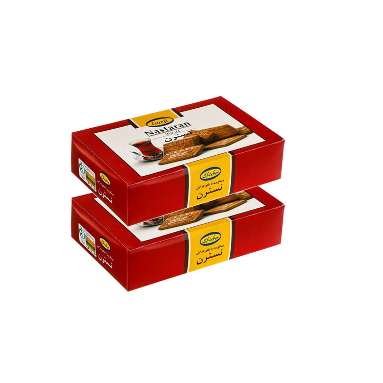 بیسکوییت نسترن گرجی با طعم نارگیل - 380 گرم بسته 2 عددی