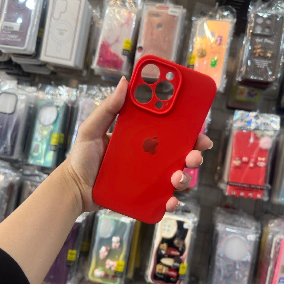 گارد IP13PRO آیفون مدل سیلیکونی اورجینال رنگ قرمز