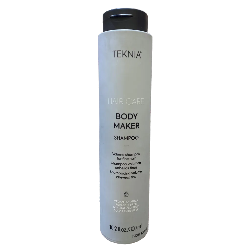 شامپو حجم دهنده تکنیا Teknia مدل Body Maker حجم 300 میل | افزایش حجم و ضخامت موهای نازک