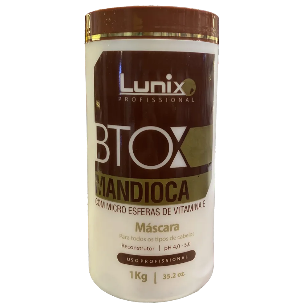 بوتاکس مو لونیکس LUNIX مدل ماندیوکا Mandioca حجم 1000 میلیلیتر | بازسازیکننده و تقویتکننده قوی