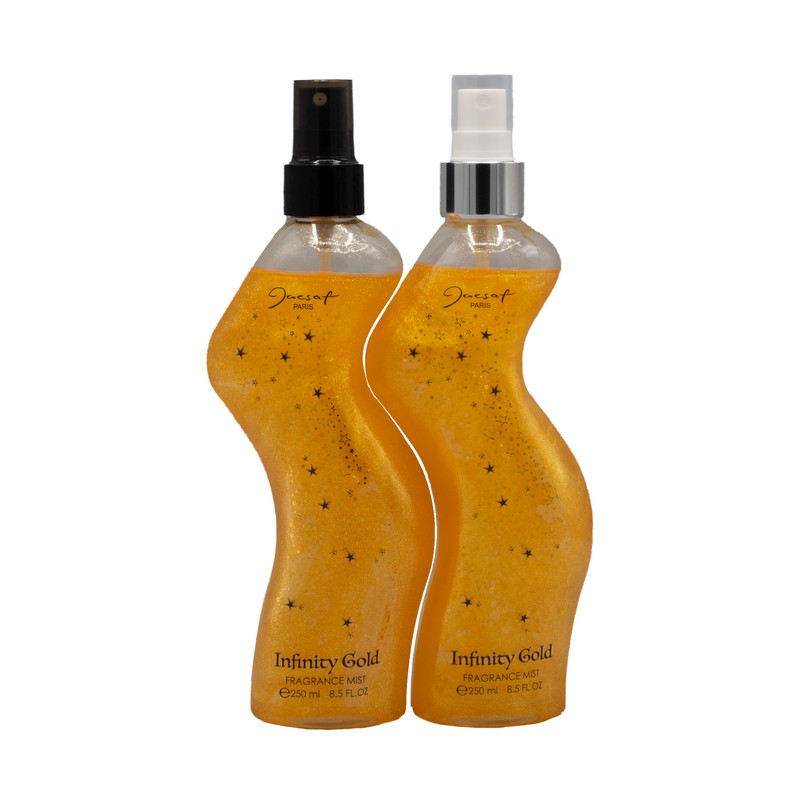 بادی اسپلش زنانه ژک ساف مدل Infinity Gold حجم 250 میلیلیتر مجموعه دو عددی