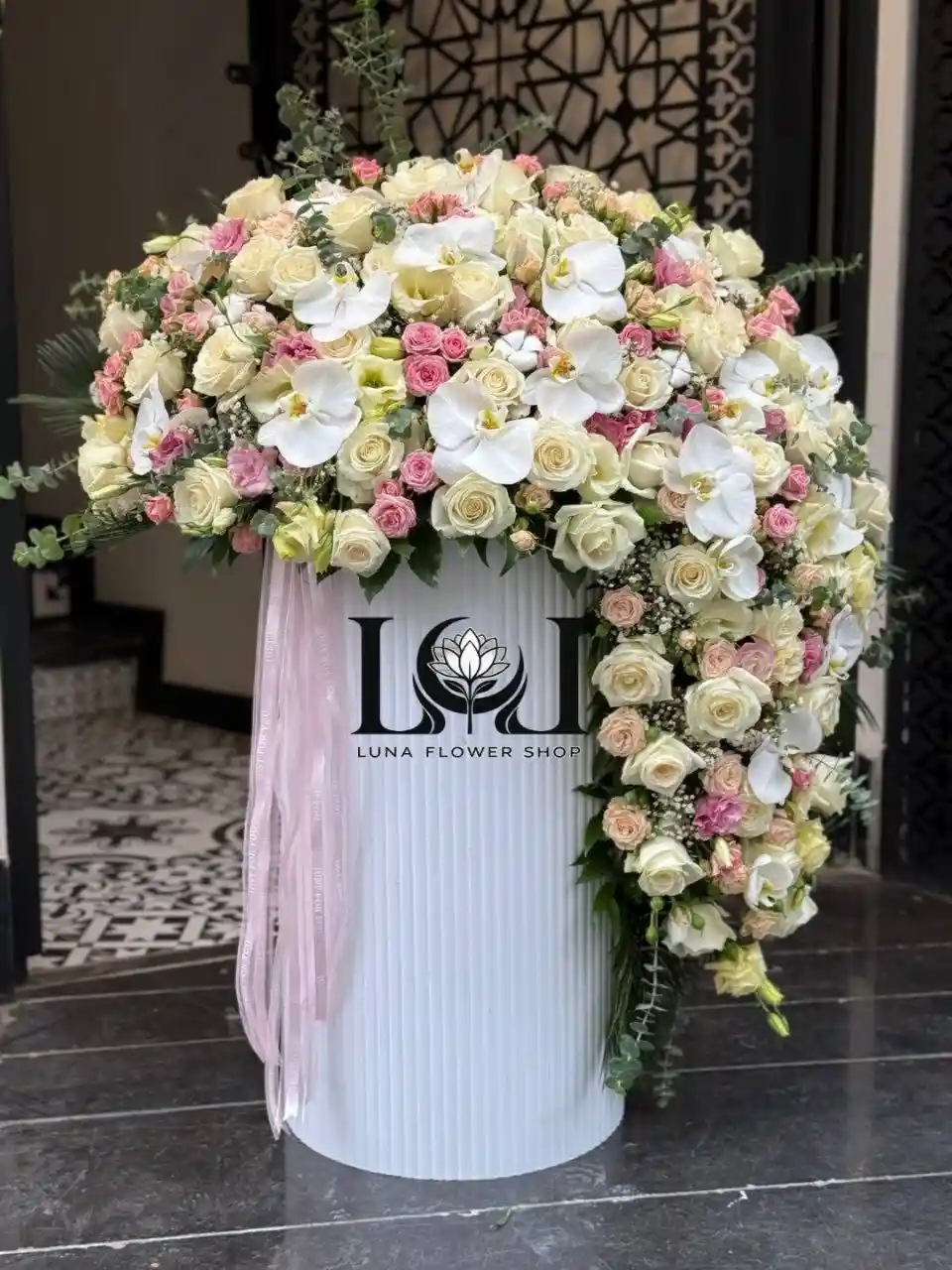 باکس گل رز و ارکیده BL169
