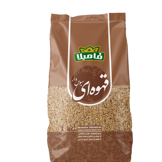 برنج قهوه ای 1کیلوگرم فامیلا اعلا (ارسال رایگان)