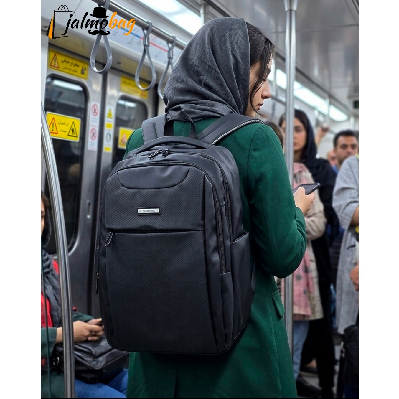 نمای 3 خرید کوله پشتی پاستیلی پریزیدنت (president) کد 4402