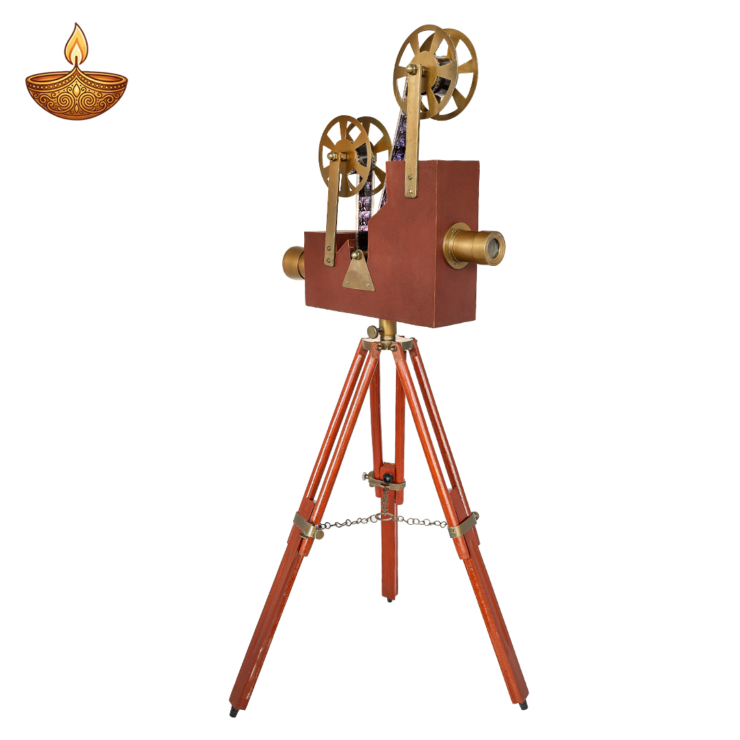دوربین فیلمبرداری دکوری با روکش چرم طبیعی کد 8377