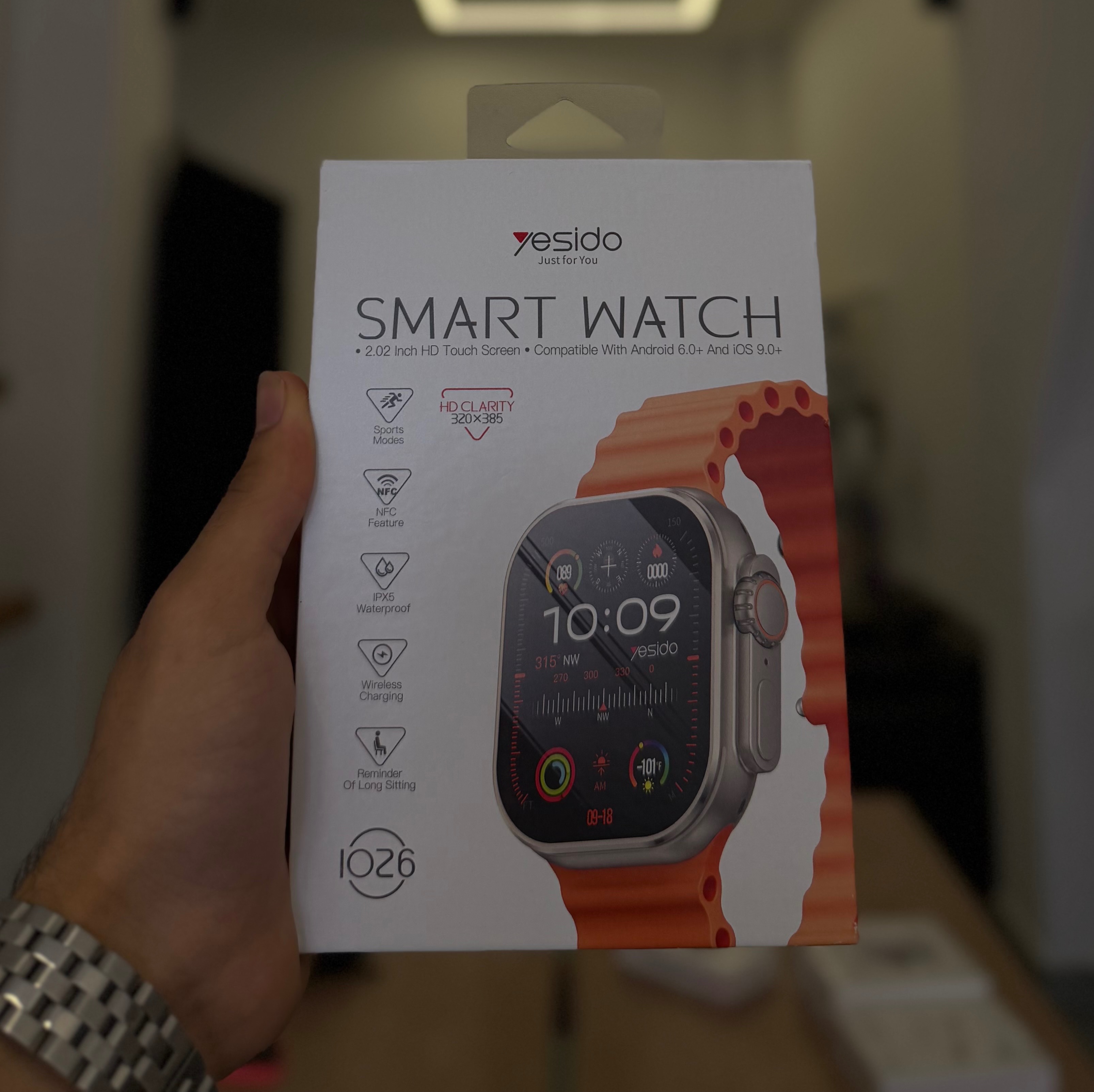 Smart watch (yesido) (هوشمند)