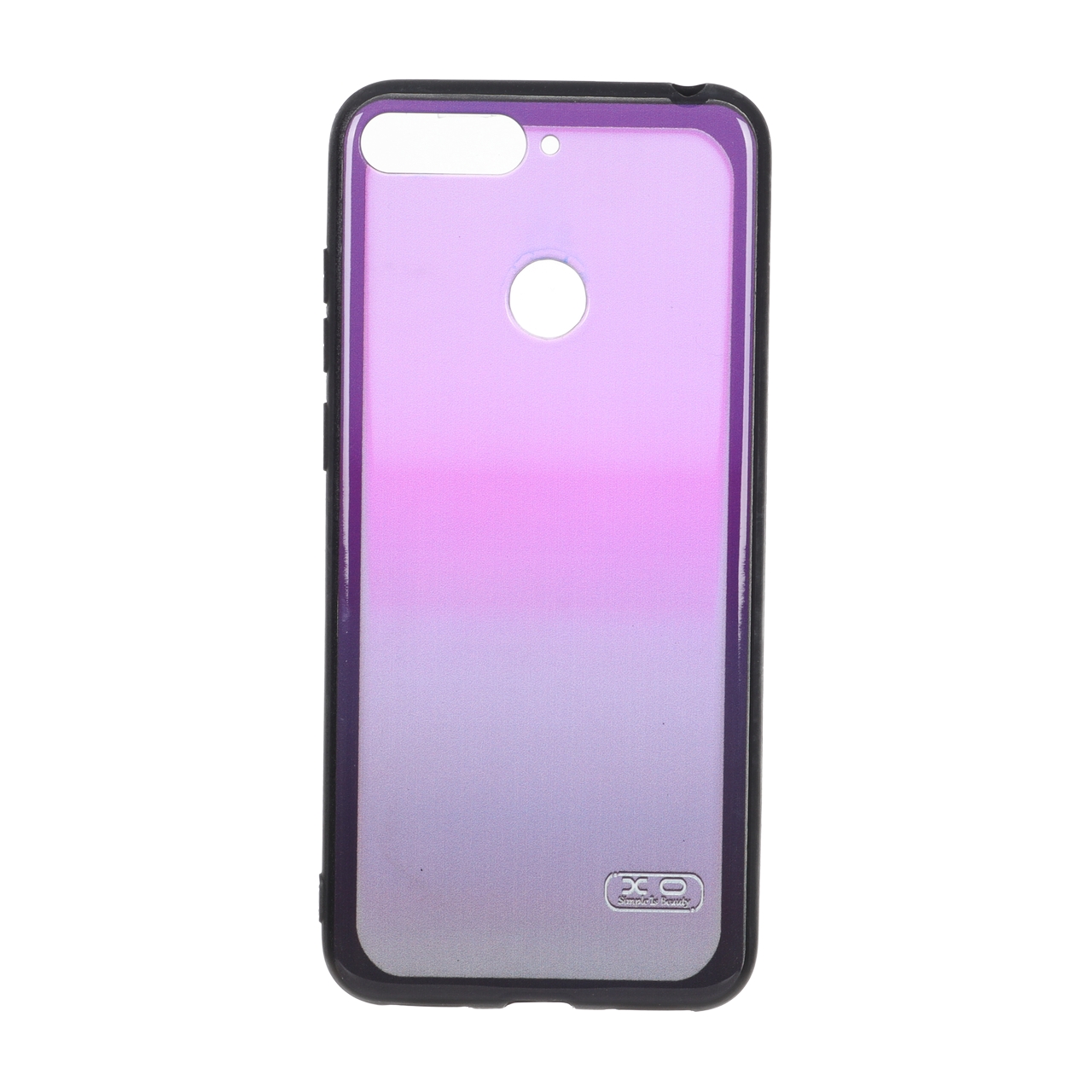 قاب XO مات دو رنگ Huawei Y6 (2018) / Y6 Prime (2018) - بنفش