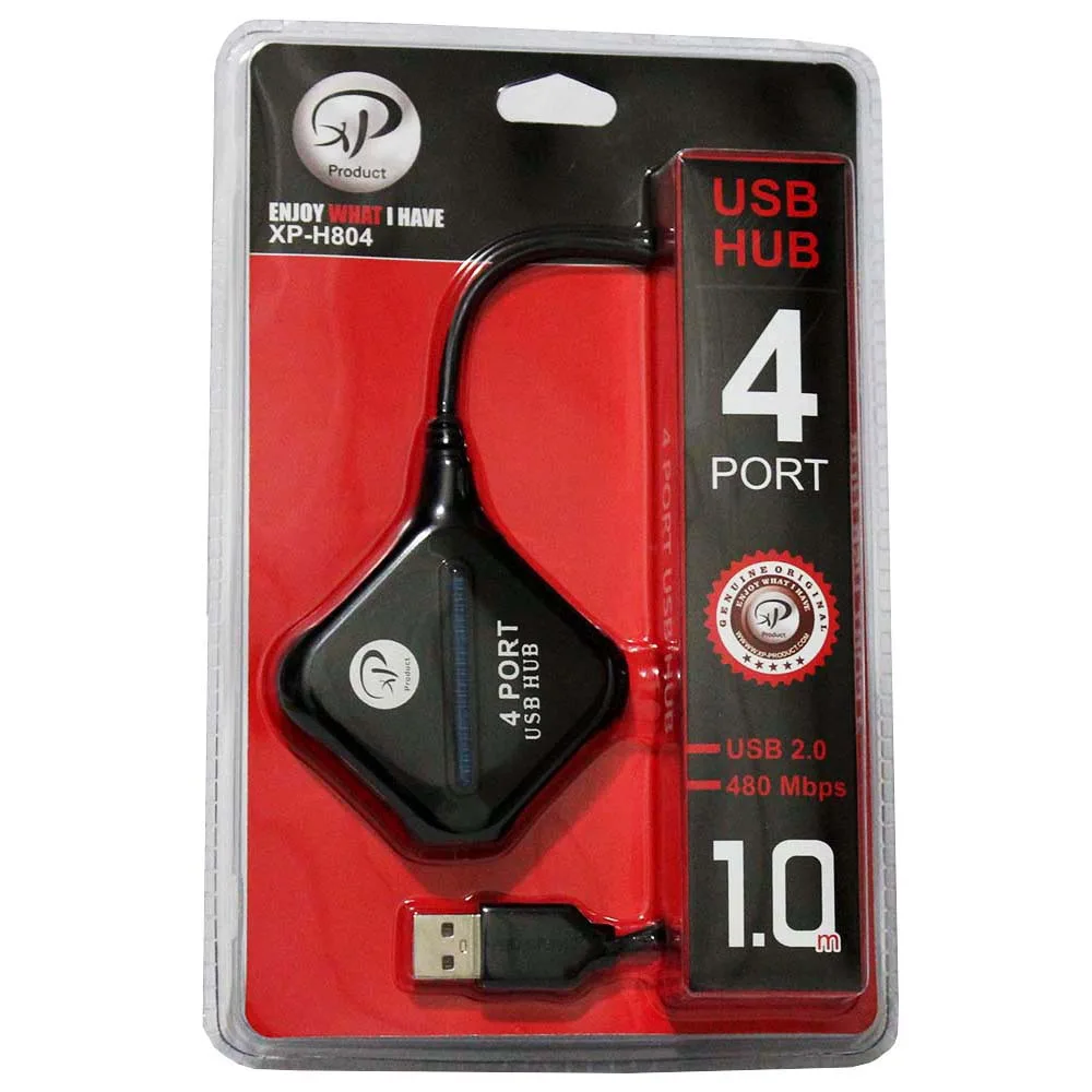 هاب 4 پورت USB2.0 اکس پی پروداکت XP-H804c