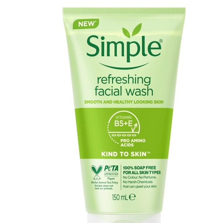 ژل شستشوی صورت سمپل Simple مدل Clarifying Refreshing
