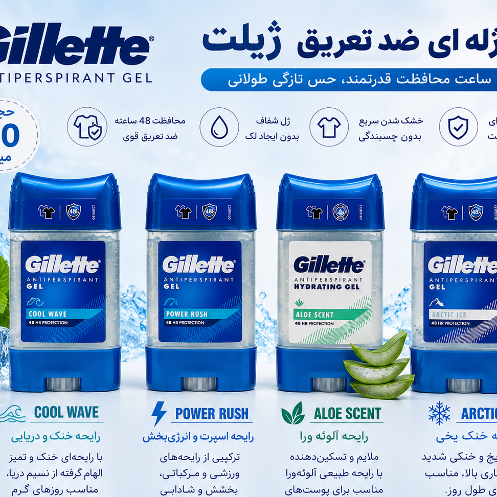 مام ضد تعریق Gillette 