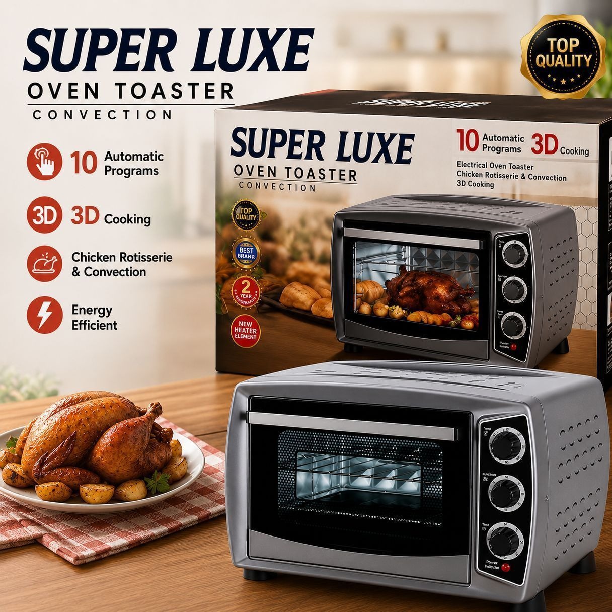 توستر ولومی سوپرلوکس Super Luxe