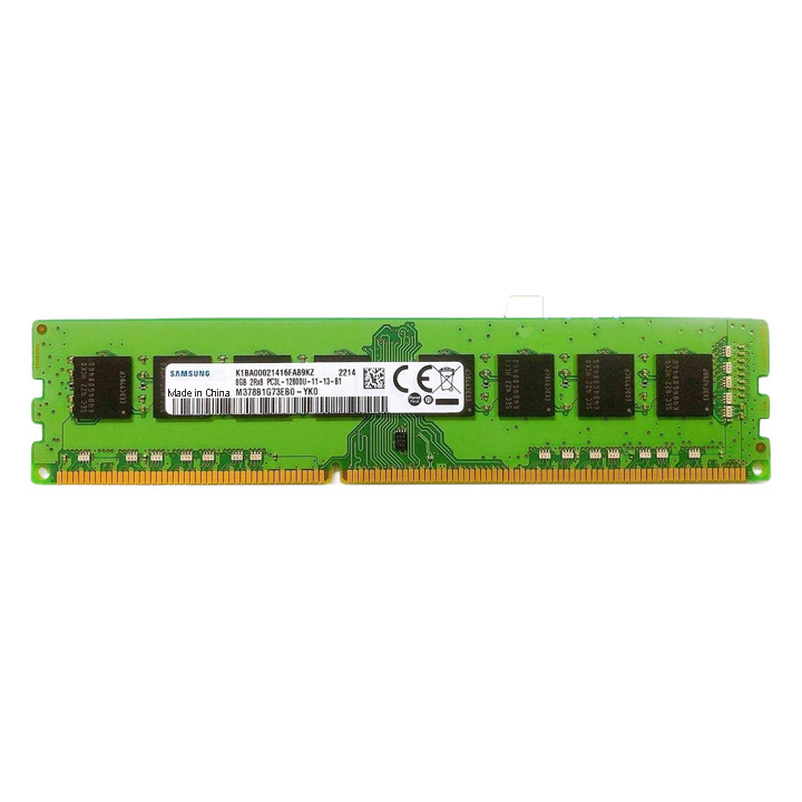 رم کامپیوتر سامسونگ مدل M378B1G73EB0-YK0 DDR3L تک کاناله 8 گیگابایت فرکانس 1600 مگاهرتز تایمینگ CL11 نوع ماژول U-DIMM...