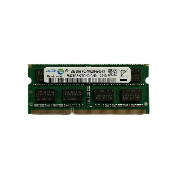رم لپتاپ DDR3 تک کاناله 8 گیگابایت 1333 مگاهرتز سامسونگ مدل PC3-10600 با تایمینگ 9 و ماژول SO-DIMM
