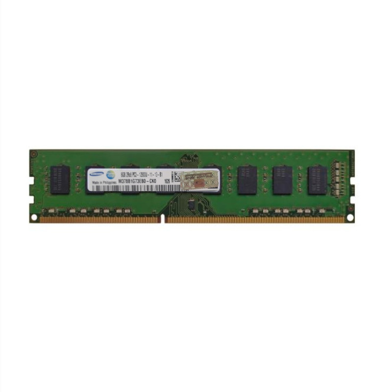 رم کامپیوتر DDR3 تک کاناله 8GB سامسونگ مدل M378B1G73EBO-CK0 با فرکانس 1600MHz و تایمینگ CL11، مناسب کارهای سبک و سنگین