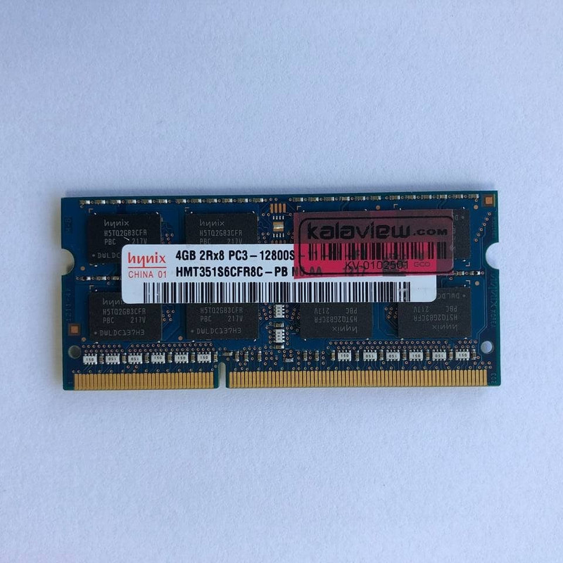 رم لپتاپ DDR3 تک کاناله 4 گیگابایت 1600 مگاهرتز هاینیکس مدل PC3-12800 با ولتاژ 1.5 ولت و تایمینگ 11