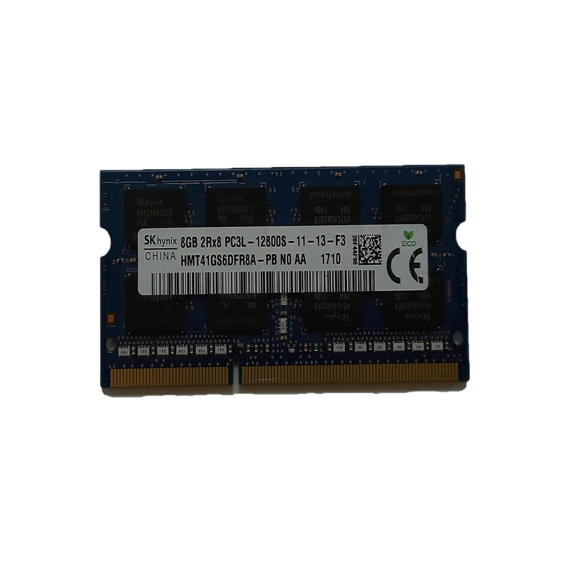 رم لپ تاپ DDR3L دو کاناله 1600 مگاهرتز cl11 اس کی هاینیکس مدل 12800ظرفیت 8 گیگابایت