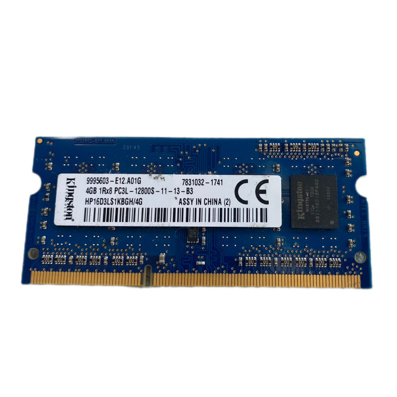 رم لپ تاپ DDR3L دو کاناله 1600 مگاهرتز CL11 کینگستون مدل 12800s ظرفیت 4 گیگابایت