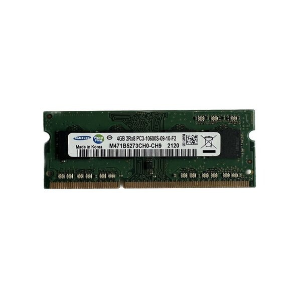 رم لپ تاپ ddr3 تک کاناله 1333 مگاهرتز سامسونگ مدل pc3-10600 ظرفیت 4 گیگابایت