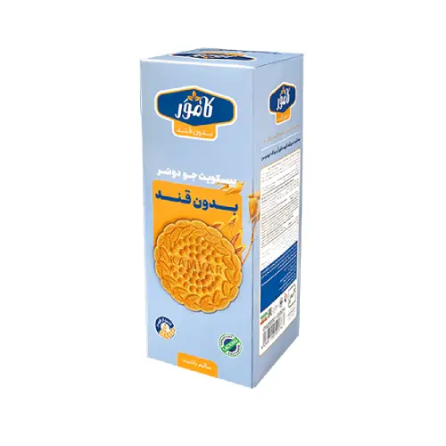 بیسکویت اوتلی بدون شکر و رژیمی با آرد جودوسر کامور