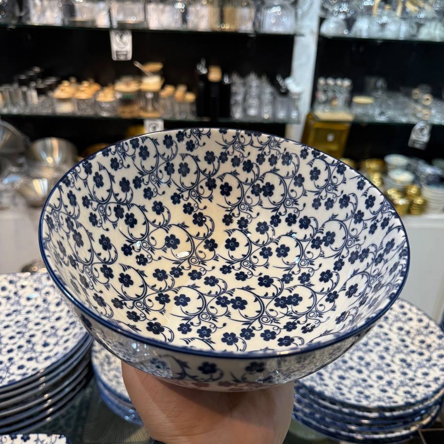 کاسه سالاد دنی هوم ( طرح گل ابی)