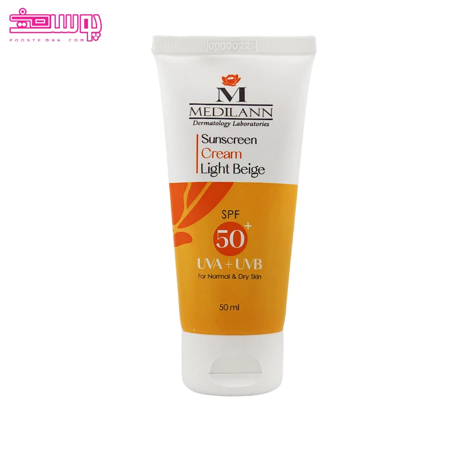 ضد آفتاب رنگی مدیلن SPF 50 حجم 50ml