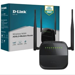 مودم  خط تلفنی (  ADSL ) دی لینک مدل 124با گارانتی 36 ماهه